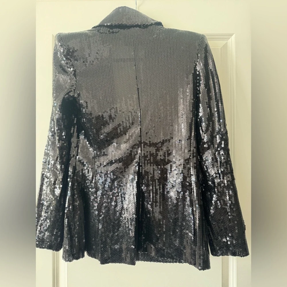 Sequin Fitted Blazer - Picture 10 of 13